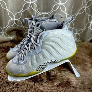 (E3) Nike Air Little Posite One PRM Foamposite Wolf Grey suede GS 2015